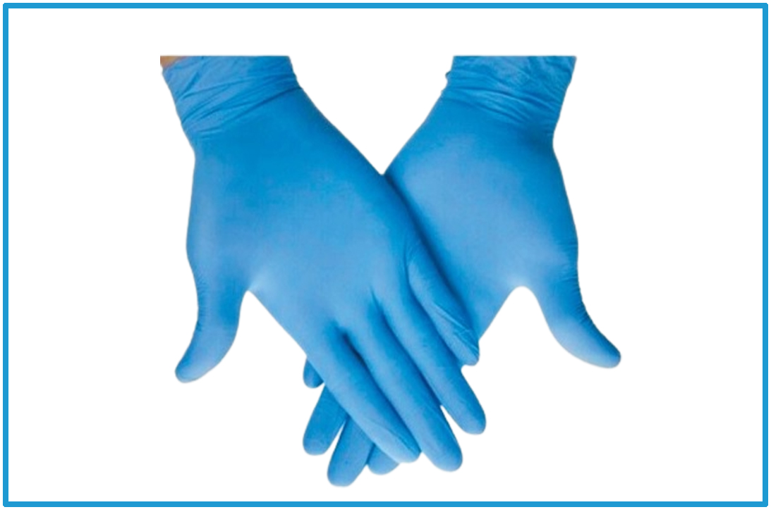 Nitrile gloves size L